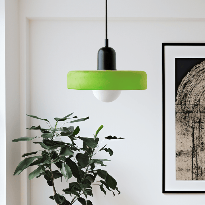 Bauhaus Hanglamp von Gekleurd Glas für modernes Design