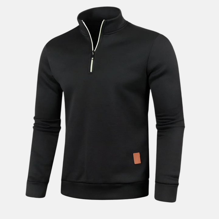 Bill™ | Herren pullover mit halbem Reißverschluss