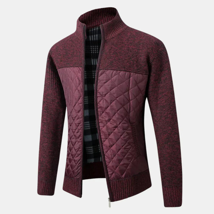 Henrik™ - Strickjacke mit Stehkragen für Herren