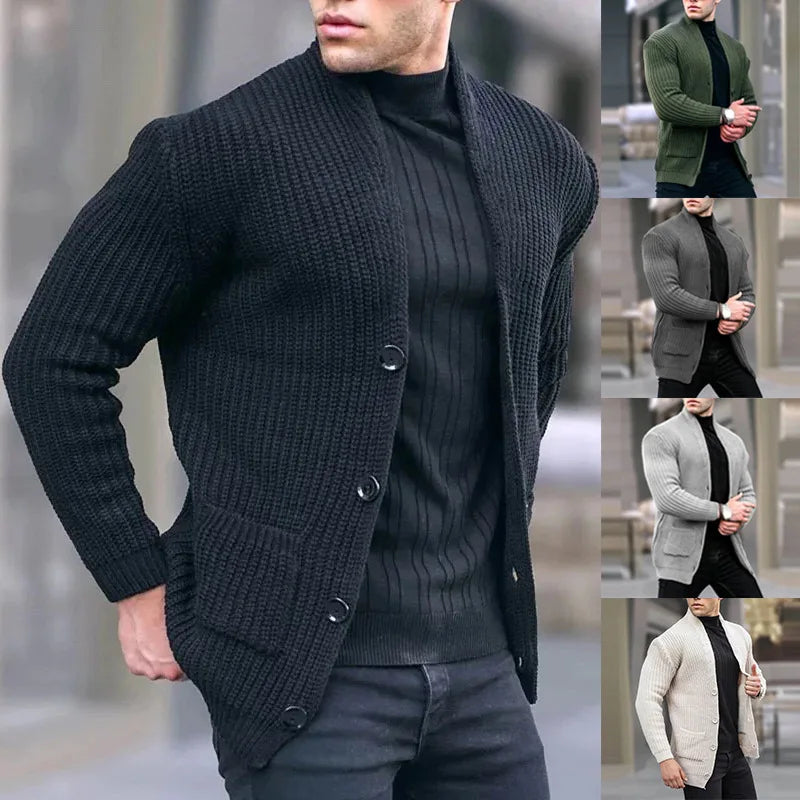 Oskar™ - Gestrickte und stilvolle Strickjacke für Herren