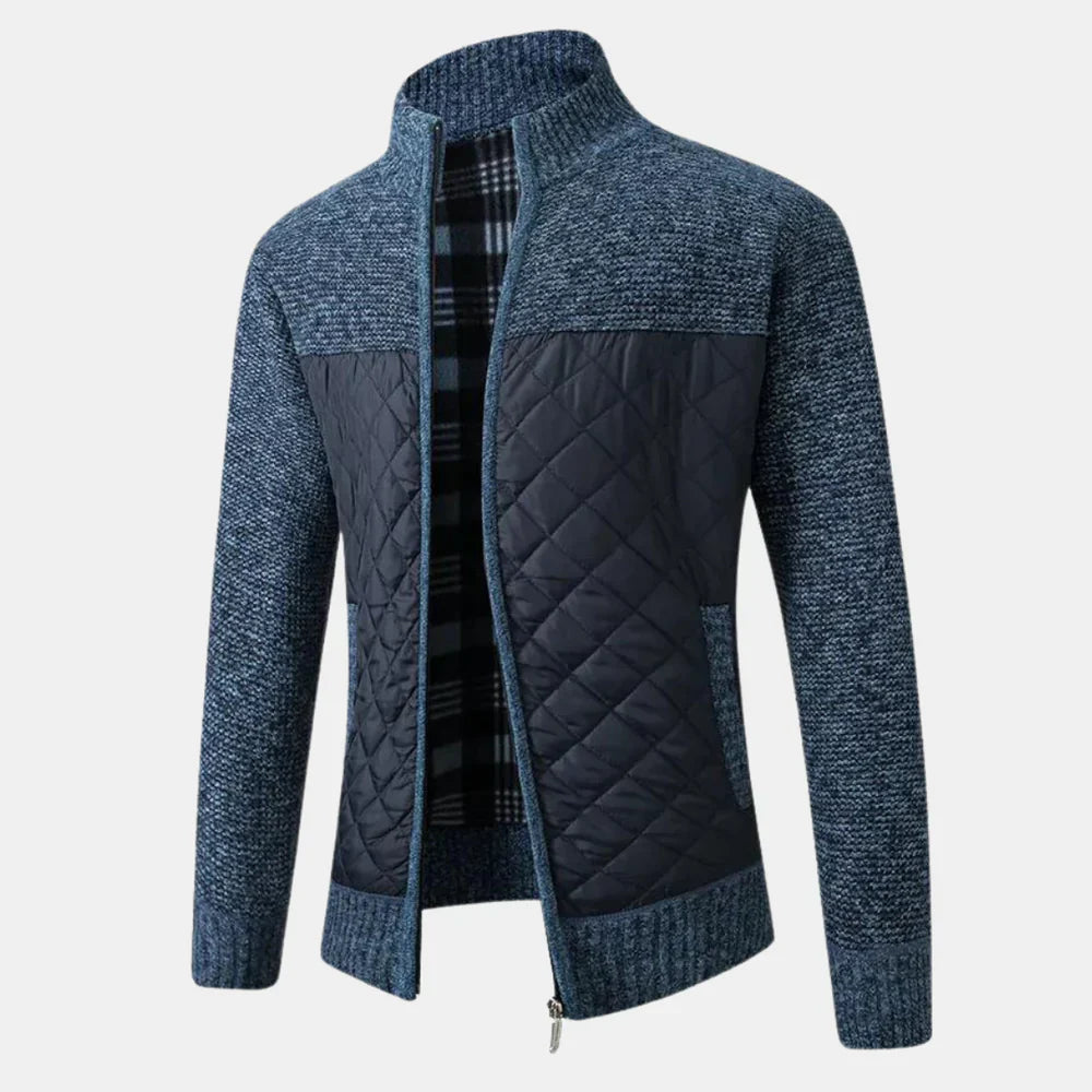 Henrik™ - Strickjacke mit Stehkragen für Herren