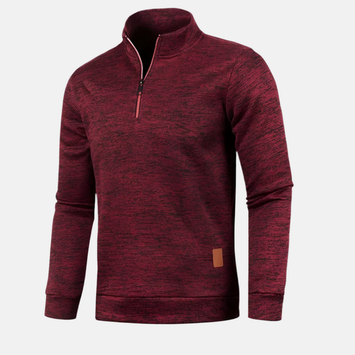 Bill™ | Herren pullover mit halbem Reißverschluss