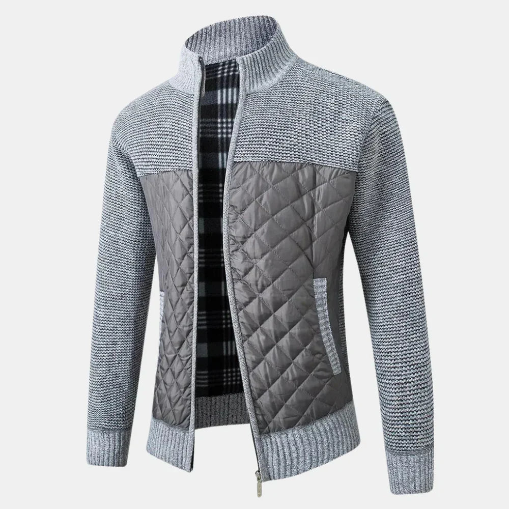 Henrik™ - Strickjacke mit Stehkragen für Herren