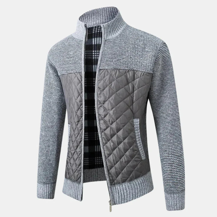 Henrik™ - Strickjacke mit Stehkragen für Herren