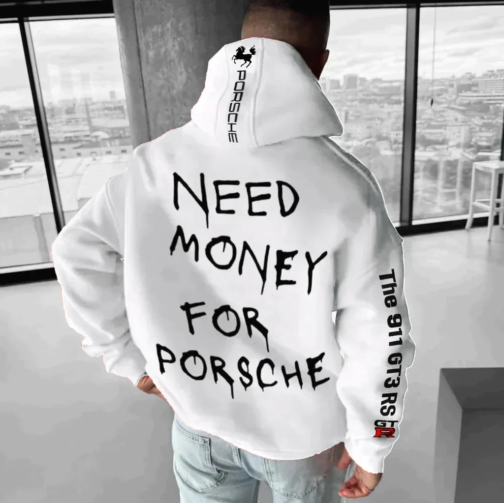 Jace - Überdimensionale Racing Hoodie für Autofans