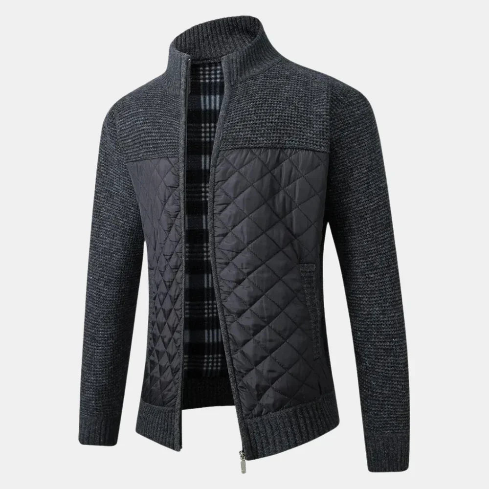 Henrik™ - Strickjacke mit Stehkragen für Herren