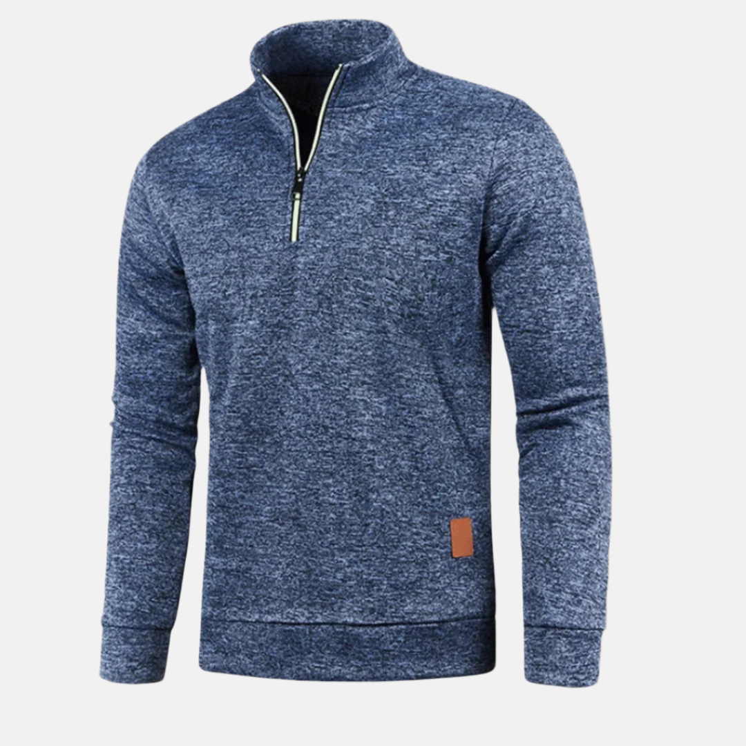 Bill™ | Herren pullover mit halbem Reißverschluss