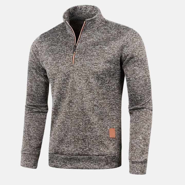 Bill™ | Herren pullover mit halbem Reißverschluss