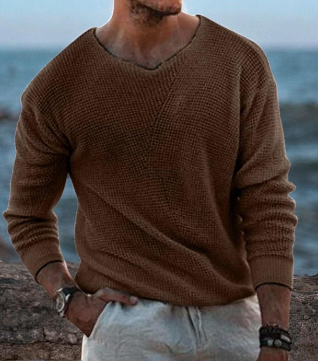 Eleganter Pullover für Herren – Warm und Stilvoll