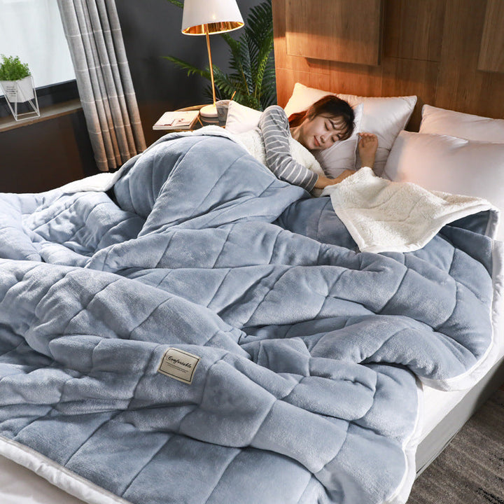 FalkenStil Blankets CozyNest - Premium Lamme Fleece Decke für Ultimativen Komfort