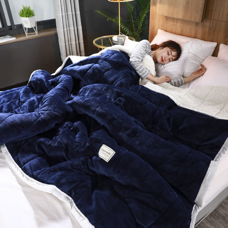 FalkenStil Blankets CozyNest - Premium Lamme Fleece Decke für Ultimativen Komfort