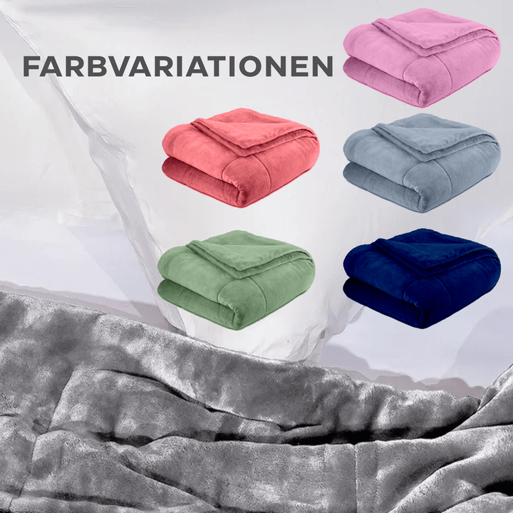 FalkenStil Blankets CozyNest - Premium Lamme Fleece Decke für Ultimativen Komfort