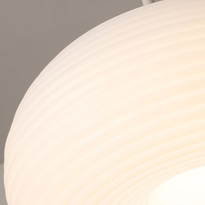 FalkenStil Ceiling lamps Elegante LED Pendelleuchte in Weiß für Wohn-, Schlaf- und Esszimmer