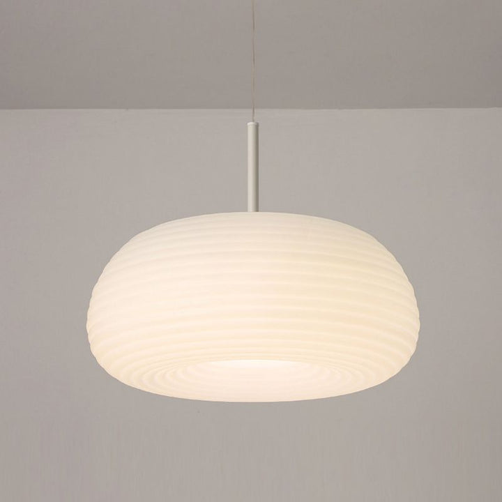 FalkenStil Ceiling lamps Elegante LED Pendelleuchte in Weiß für Wohn-, Schlaf- und Esszimmer