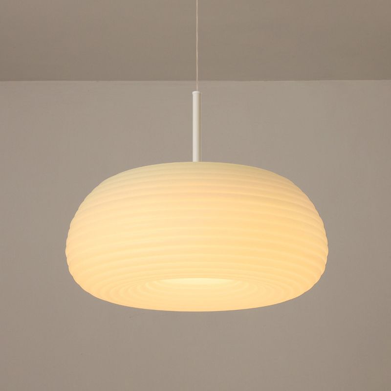 FalkenStil Ceiling lamps Elegante LED Pendelleuchte in Weiß für Wohn-, Schlaf- und Esszimmer