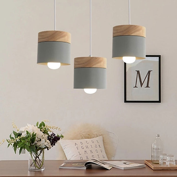 FalkenStil Ceiling lamps NordicLight® Skandinavische LED Pendelleuchte aus Holz