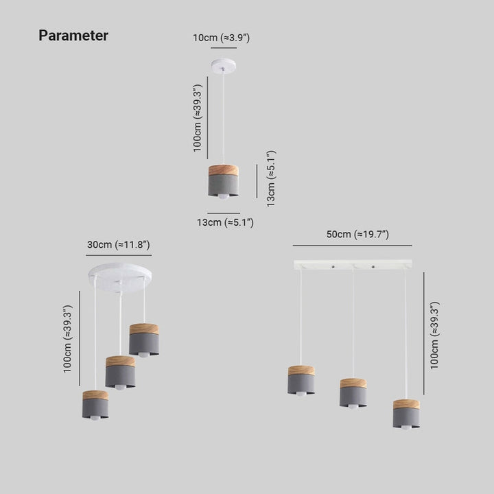 FalkenStil Ceiling lamps NordicLight® Skandinavische LED Pendelleuchte aus Holz