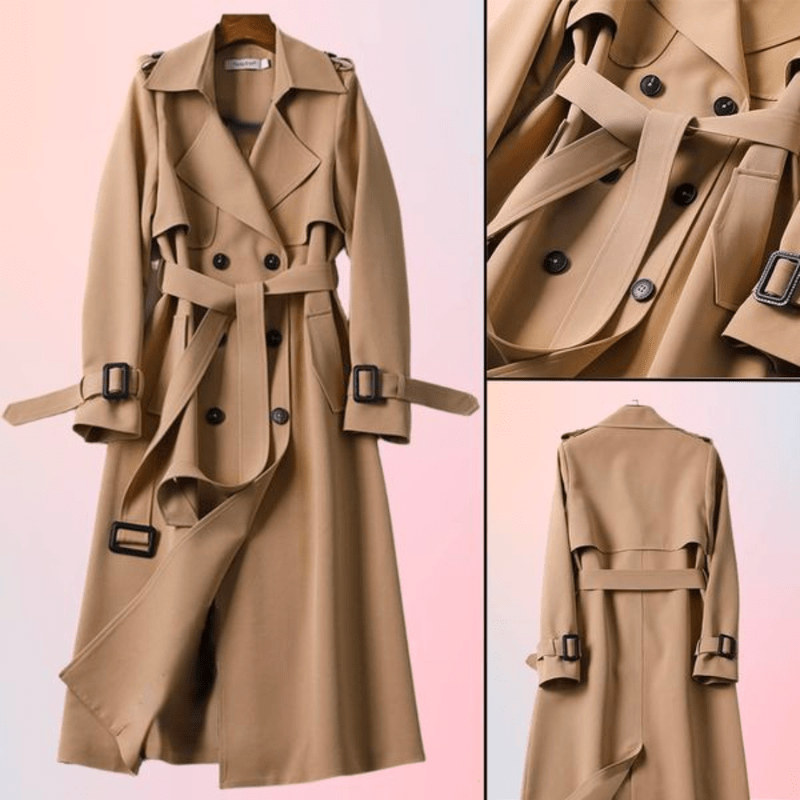 FalkenStil Coats & Jackets Elegante Sophia-Mantel mit Doppelknöpfen für Stilbewusste Frauen