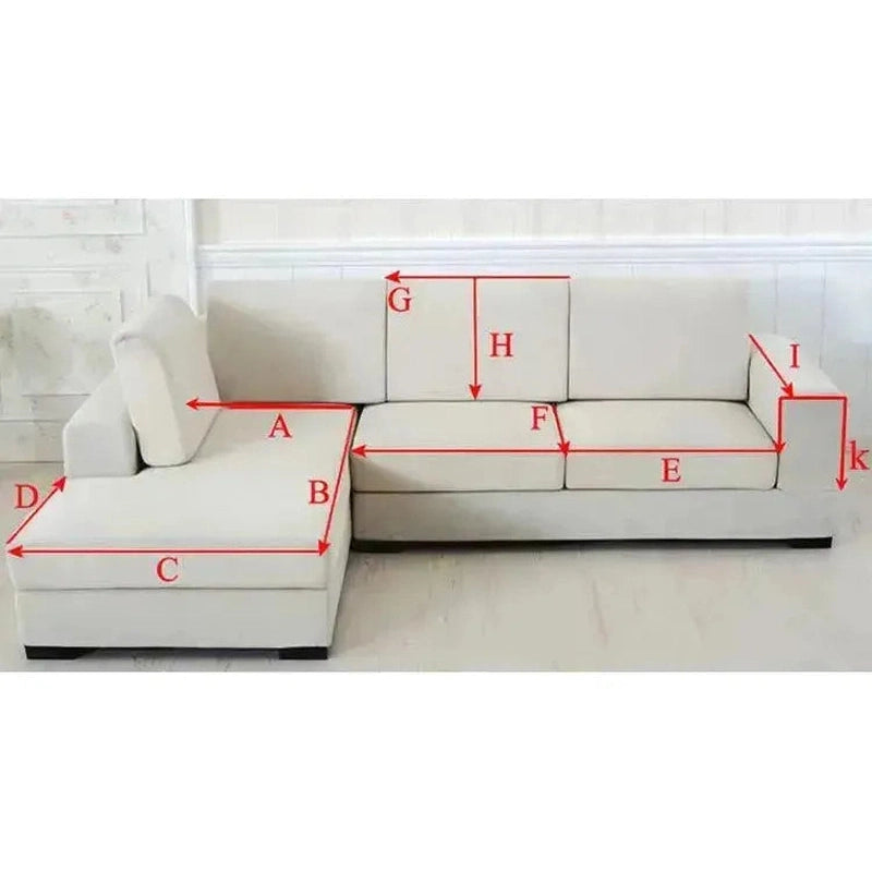 FalkenStil DEA018 Elegante Couchschoner L Form - Rutschfest und Stilvoll für Ihr Sofa