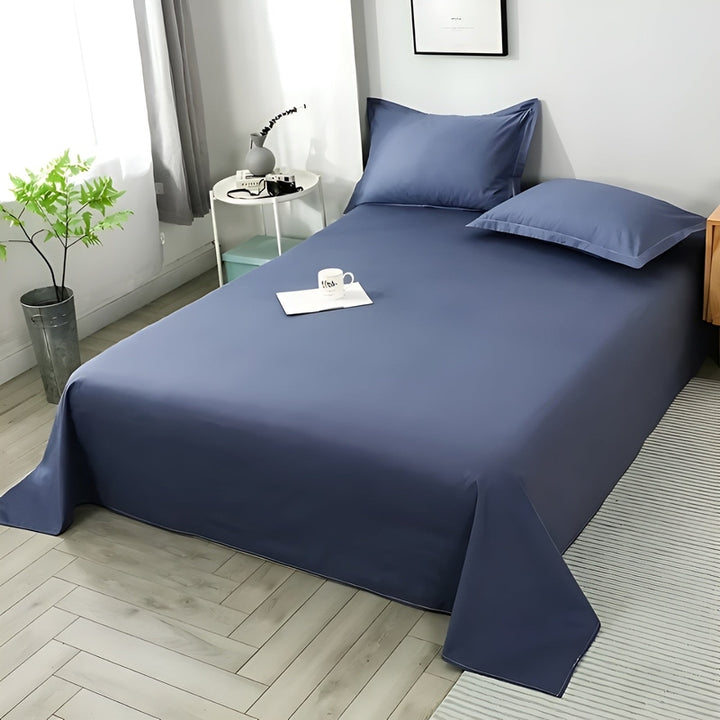 FalkenStil DEA1428 EcoComfort - Nachhaltiges Baumwoll-Flachbettlaken für Ihr Schlafzimmer