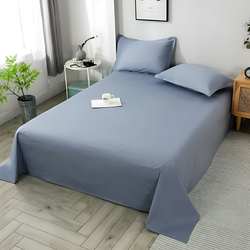 FalkenStil DEA1428 EcoComfort - Nachhaltiges Baumwoll-Flachbettlaken für Ihr Schlafzimmer