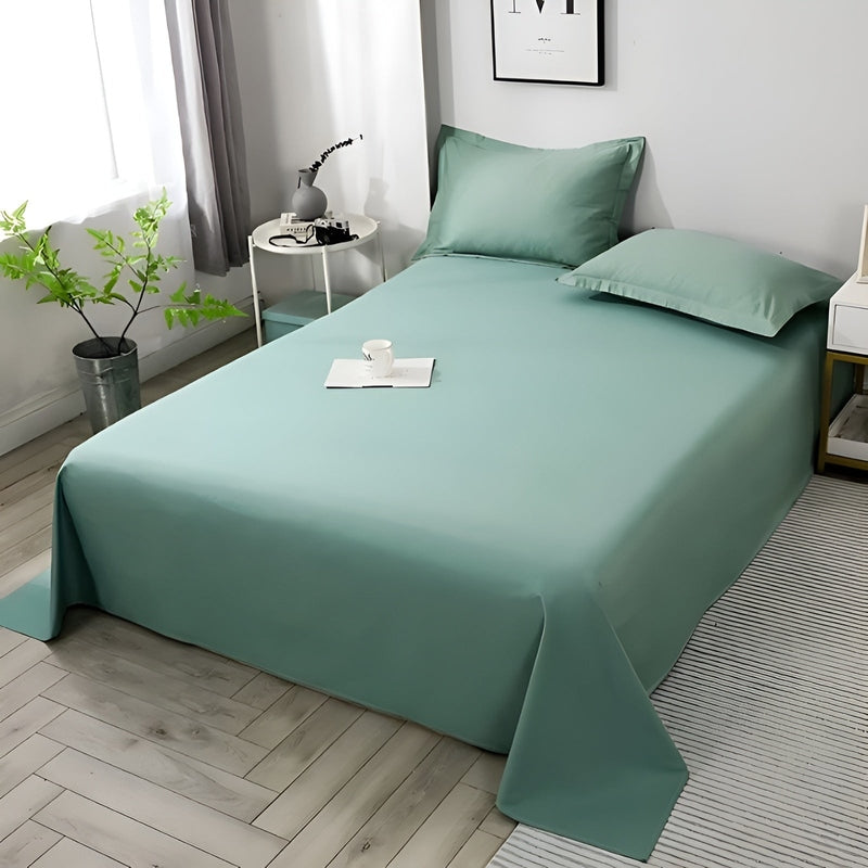 FalkenStil DEA1428 EcoComfort - Nachhaltiges Baumwoll-Flachbettlaken für Ihr Schlafzimmer