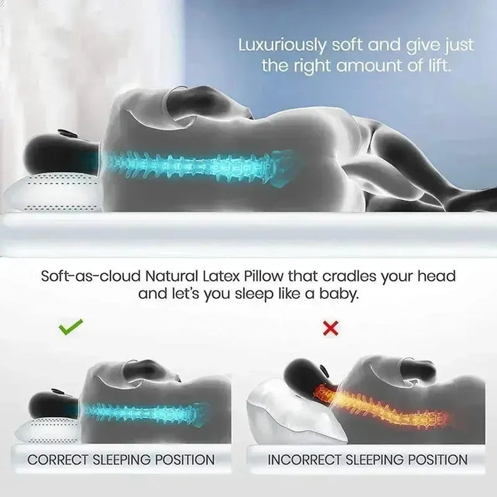 FalkenStil DEA162 Snooze Cloud - Ergonomisches Kissen aus Memory Foam