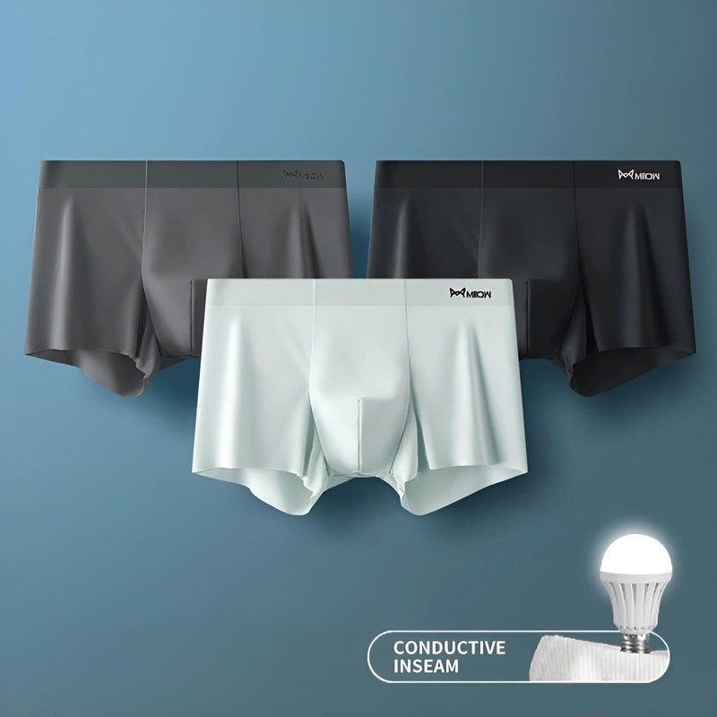 FalkenStil DEA843 ComfyWear - Nahtlose 3er-Pack Boxer Shorts für Optimalen Komfort