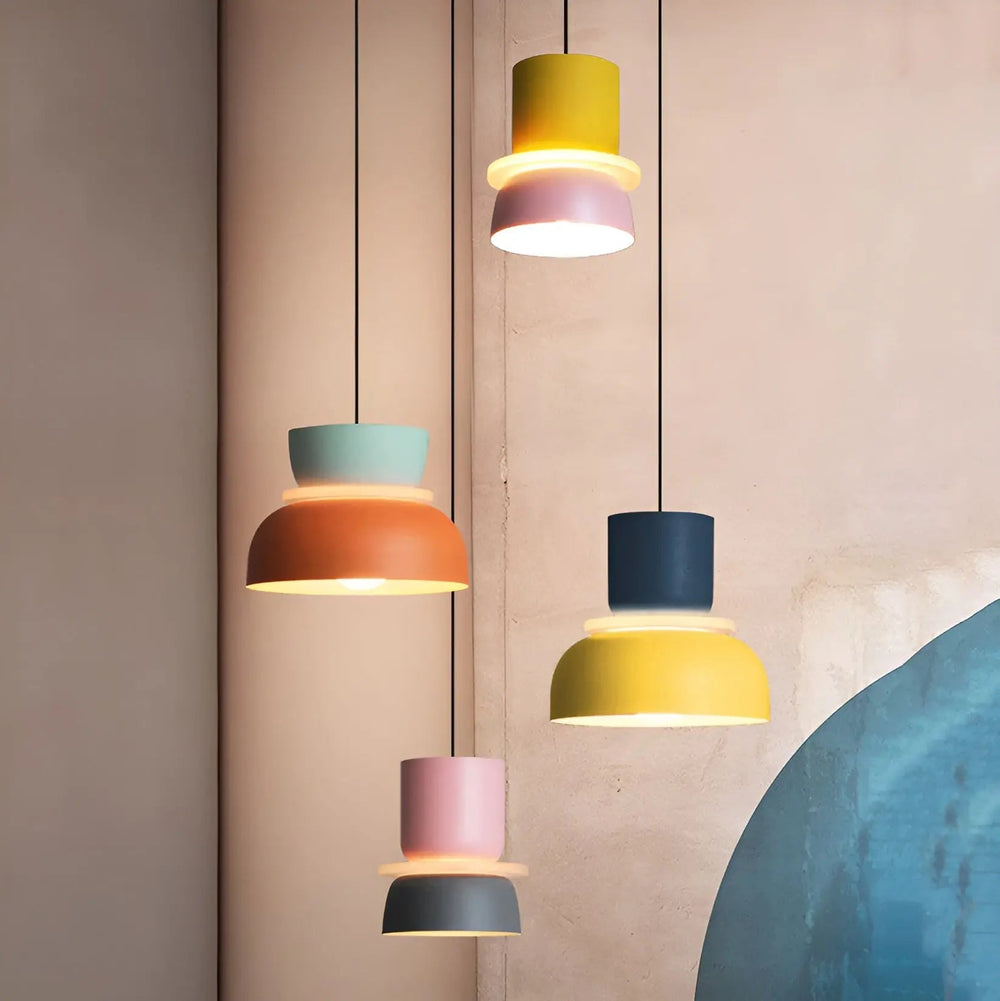 FalkenStil VLP049 Cozy Lampara - Kleurrijke en Elegante Macaron LED Hanglamp