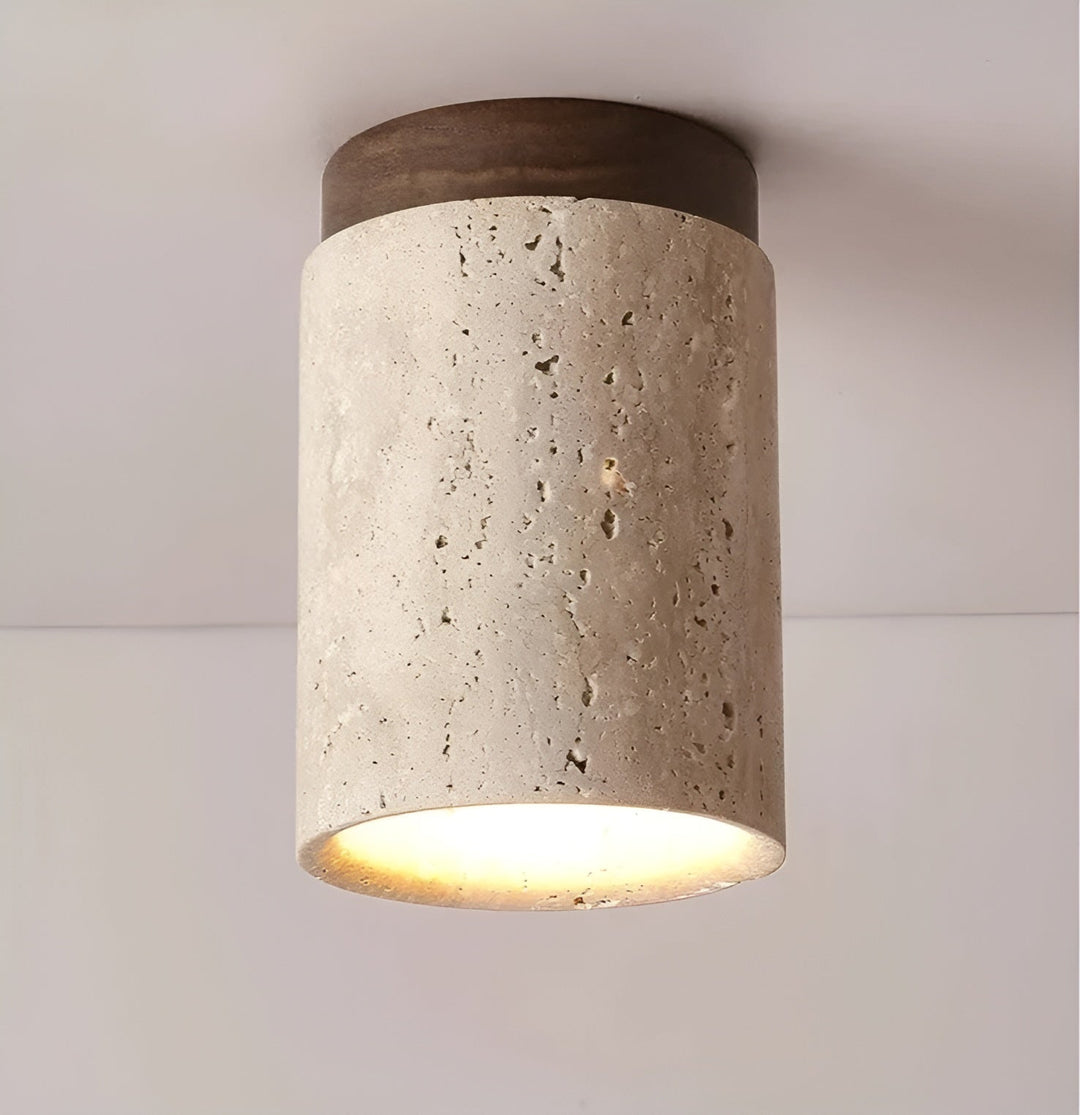 FalkenStil VLP352 RusticAura Lights - Ronde Wabi Sabi plafondlamp in Japanse stijl