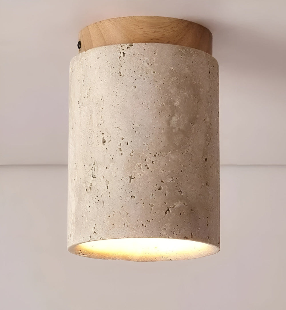 FalkenStil VLP352 RusticAura Lights - Ronde Wabi Sabi plafondlamp in Japanse stijl