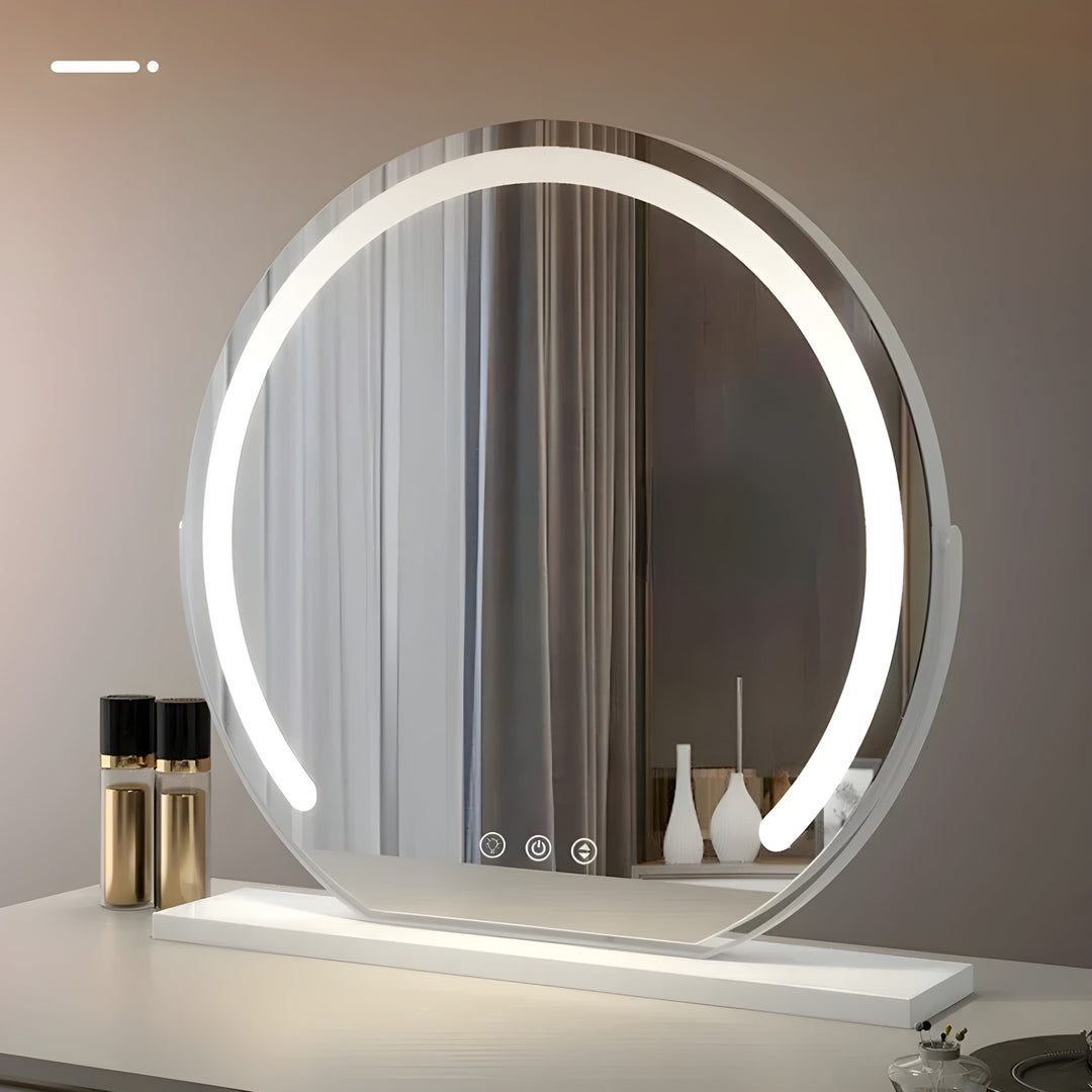 FalkenStil VLP893 BrightBeauty Mirror - Decoratieve Staande Make-up Spiegel met LED-verlichting