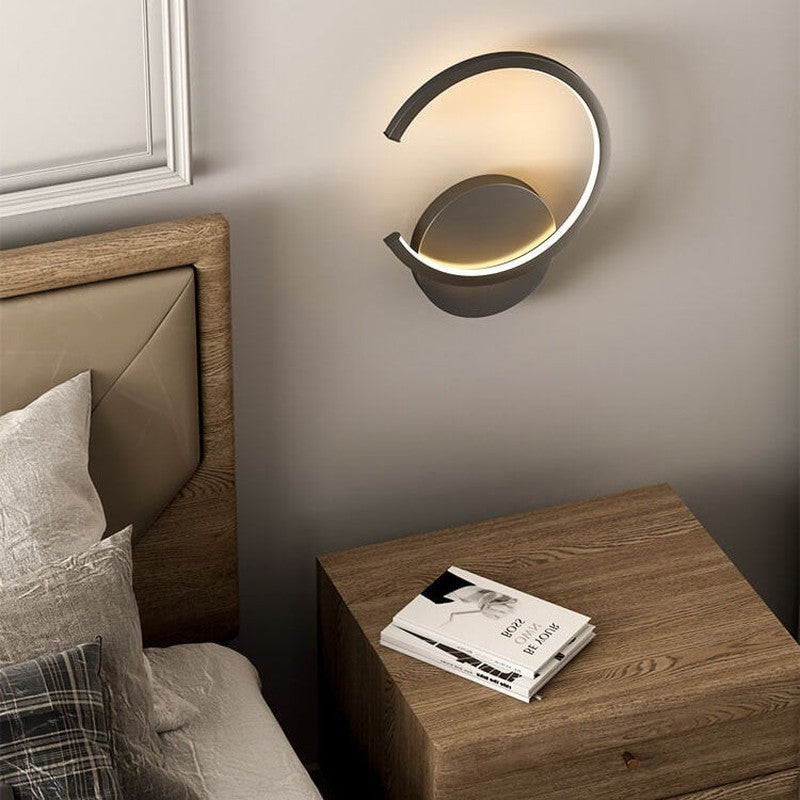 FalkenStil Wall light LumiArt - Moderne LED-Wandleuchte mit minimalistischem Runddesign