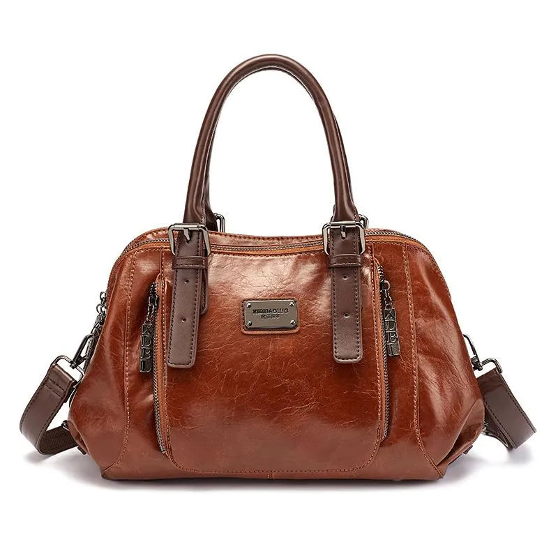 FalkenStil Women Bags Stilvoller Vintage-Ledertasche für Damen von ModeMeister Eira