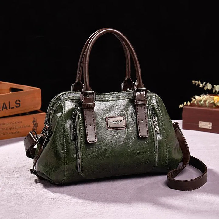 FalkenStil Women Bags Stilvoller Vintage-Ledertasche für Damen von ModeMeister Eira