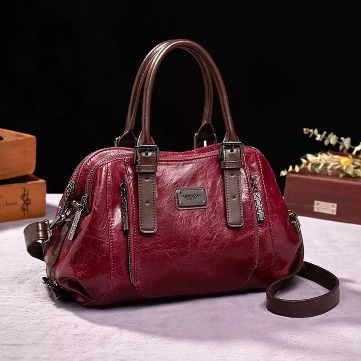 FalkenStil Women Bags Stilvoller Vintage-Ledertasche für Damen von ModeMeister Eira