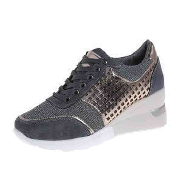 FalkenStil *Xandra™ | Hoge Hakken Sneakers met sleehak - women shoes Xandra™ | Hoge Hakken Sneakers met sleehak