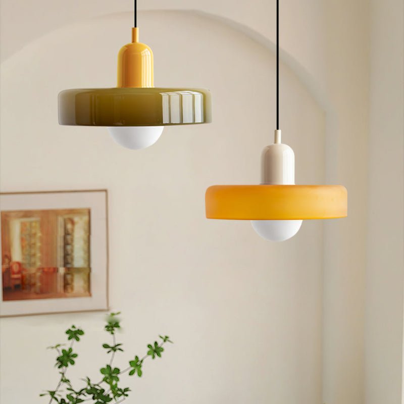 Bauhaus Hanglamp von Gekleurd Glas für modernes Design