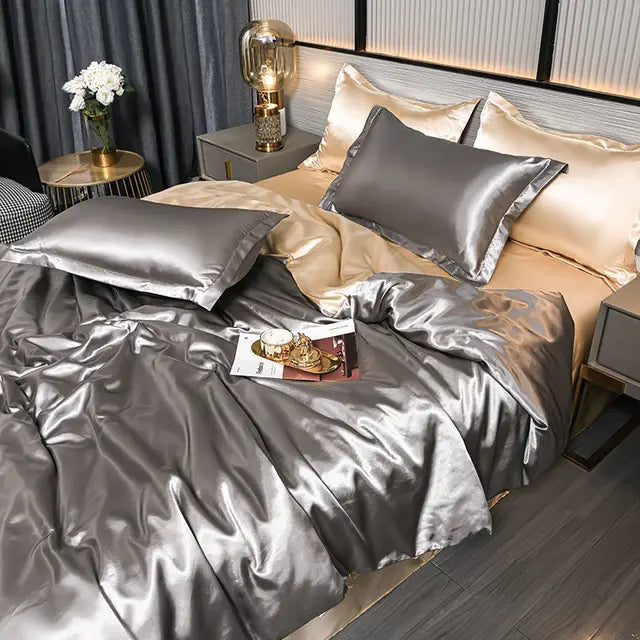 Luxe Satijnen Bettwäsche Set