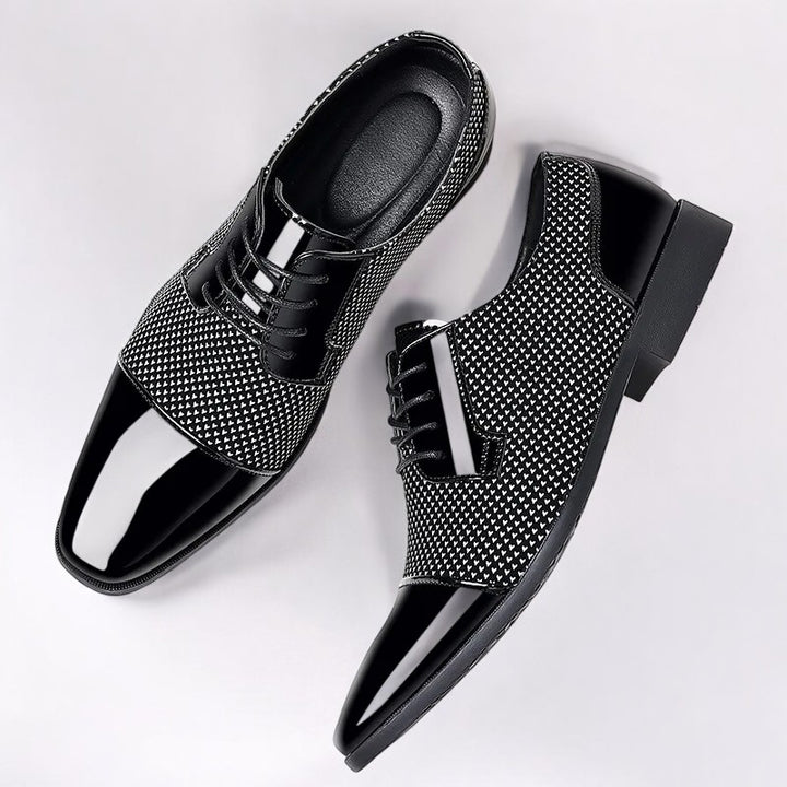 Cavallo™ Elegante Herren Strass Leder Schuhe – Stilvoll & Bequem