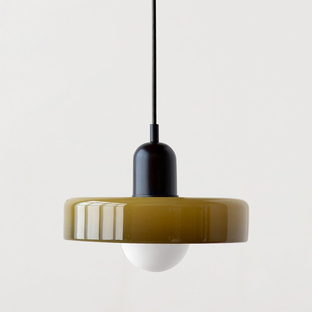 Bauhaus Hanglamp von Gekleurd Glas für modernes Design