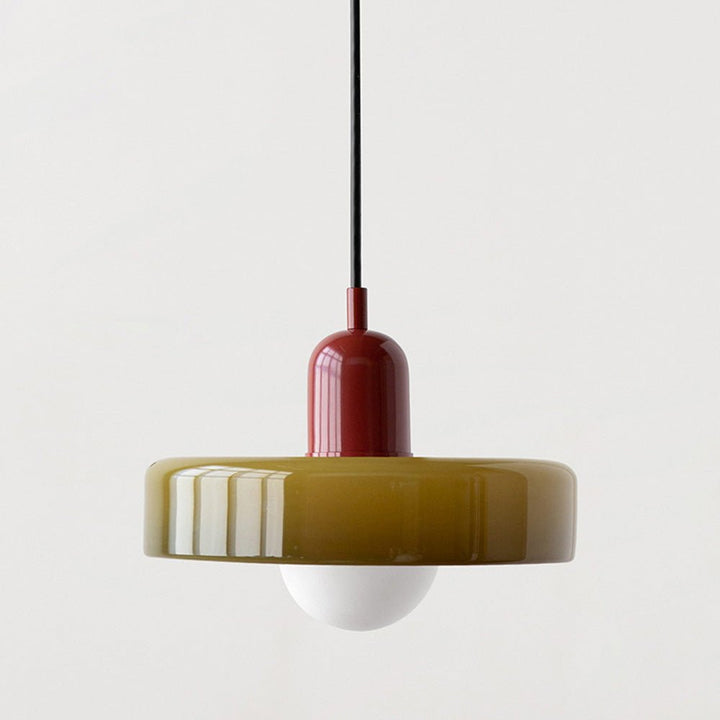 Bauhaus Hanglamp von Gekleurd Glas für modernes Design