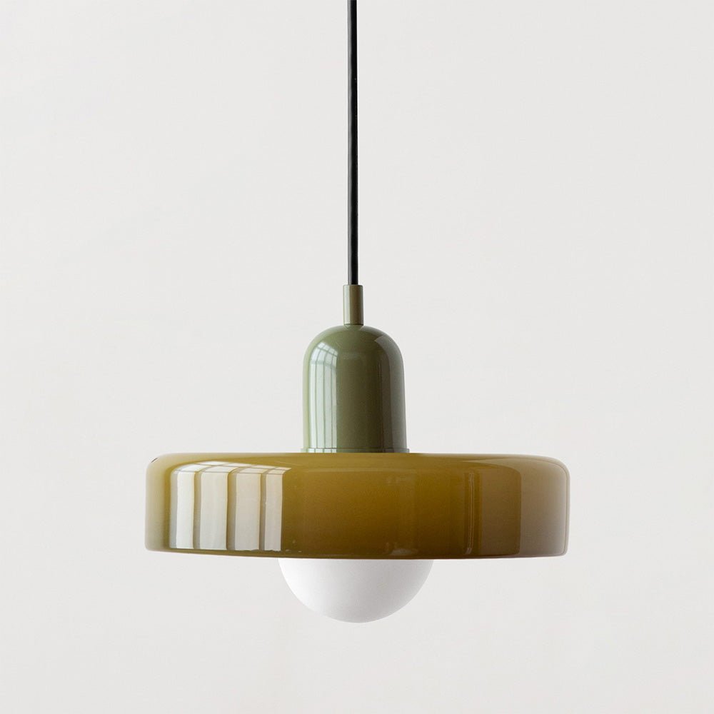 Bauhaus Hanglamp von Gekleurd Glas für modernes Design