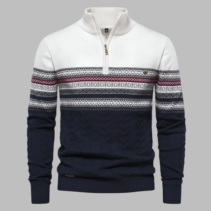 Liam™ - Pullover mit Retromuster für Herren