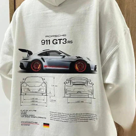 Jace - Überdimensionale Racing Hoodie für Autofans