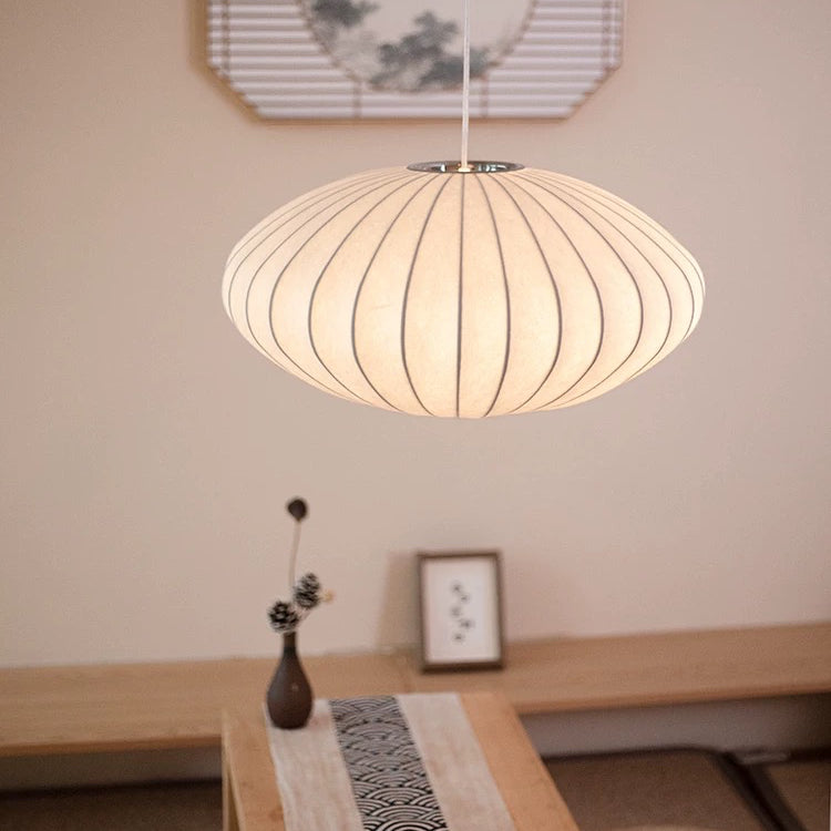 Shiro Zijden Hanglamp - Elegante Japandi Hängeleuchte