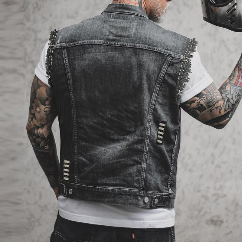 Finn™ Weste - Stylische Denim Weste für Herren